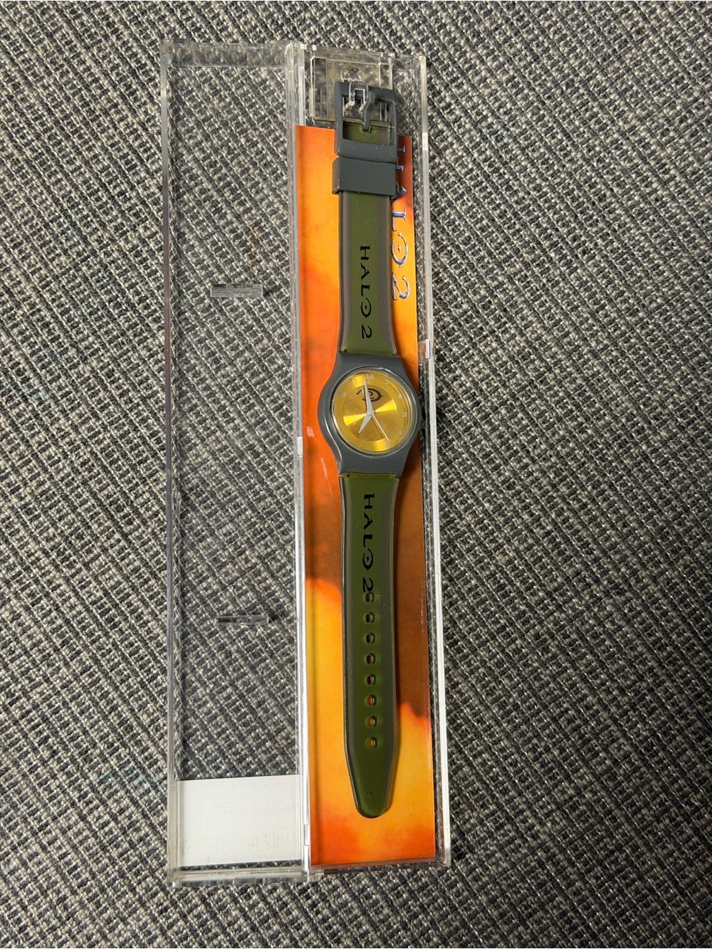 Halo 2 Green Silicone Strap Watch